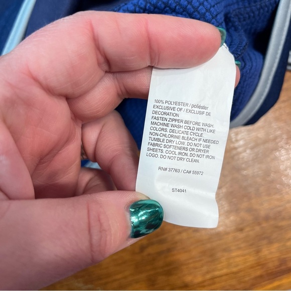 Callaway men’s waffle knit 1/4 zip pullover size XL - Picture 4 of 7